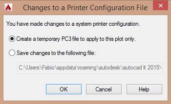 printer settings config